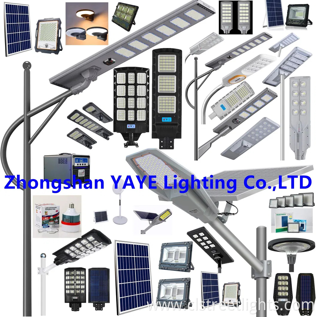 Solar Factory Supplier CE 2000W/1000W/800W600W500W/400W/300W/200W100W IP67 LED Street Outdoor Waterproof All in One Camera COB SMD Wall Flood Garden Road Light